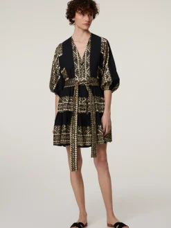 Sandalen aus Veloursleder