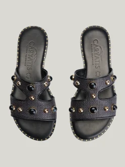 Sandalen mit Steinen