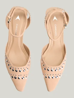 Sandalette mit Nieten