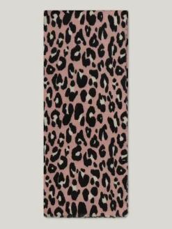 Schal mit Leoprint