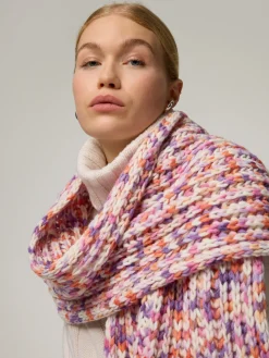Schal mit Merinowolle CONFETTI