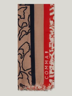 Schal mit Print