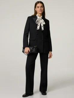 Schluppenbluse aus Seide