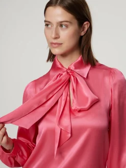 Schluppenbluse aus Seide KIKKI