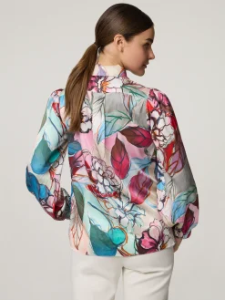 Schluppenbluse aus Seide KIKKI