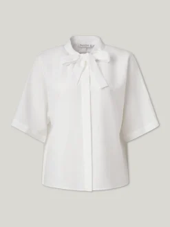 Schluppenbluse im Regular Fit