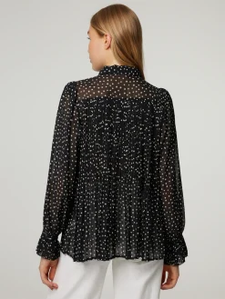 Schluppenbluse mit Punkten LOUKA