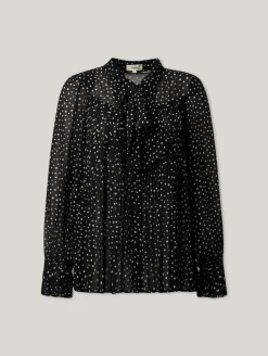 Schluppenbluse mit Punkten LOUKA