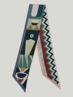 Schmaler Seidenschal