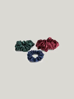 Scrunchie 3er Set aus Seide