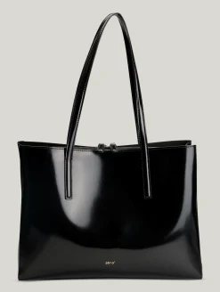 Shopper aus Lackleder