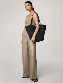 Shopper aus Stroh LARGE