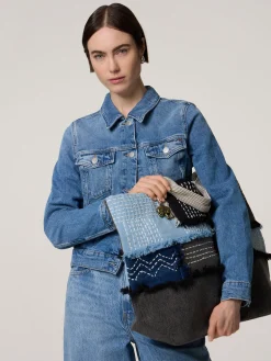Shopper im Denim-Look