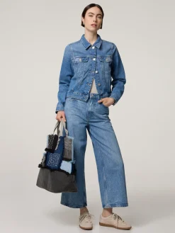 Shopper im Denim-Look