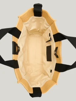 Shopper in Raffia-Bast-Optik M