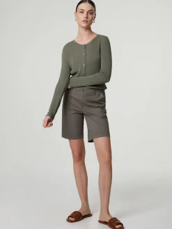 Shorts aus Baumwolle