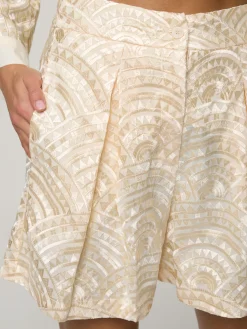 Shorts aus Baumwolle