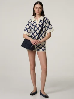 Shorts aus Häkelstrick BYZANCE