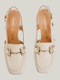 Slingpumps aus Lackleder GONFLEX