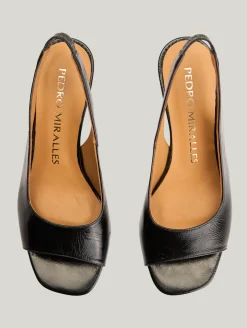 Slingpumps aus Lackleder YORK