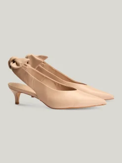 Slingpumps mit Schleife