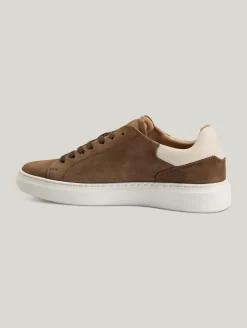 Sneaker aus Nubuk Leder