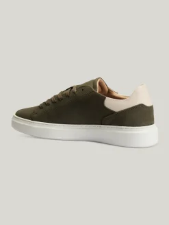 Sneaker aus Nubuk Leder