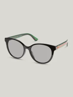 Sonnenbrille mit Logo-Streifen