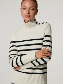 Stehkragenpullover aus Kaschmir