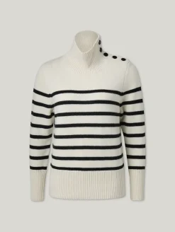 Stehkragenpullover aus Kaschmir