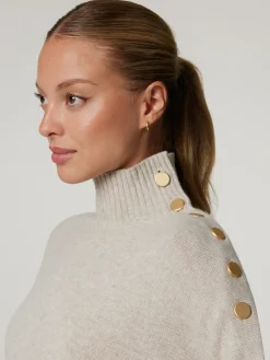 Stehkragenpullover aus Kaschmir