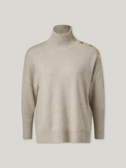 Stehkragenpullover aus Kaschmir