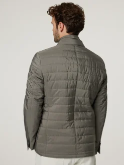 Steppjacke mit Blende