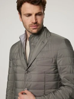 Steppjacke mit Blende