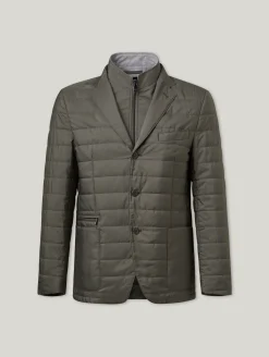 Steppjacke mit Blende