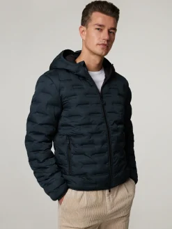 Steppjacke mit Kapuze