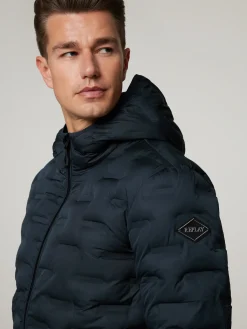 Steppjacke mit Kapuze