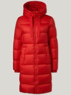 Steppmantel mit Kapuze