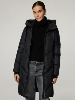 Steppmantel mit Kapuze