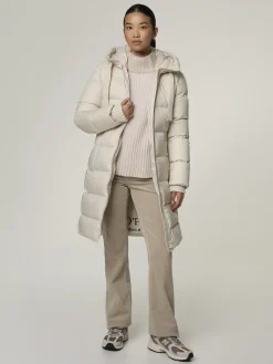 Steppmantel mit Kapuze