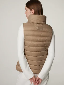 Steppweste mit Stehkragen