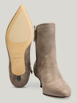 Stiefelette aus Veloursleder HELLE