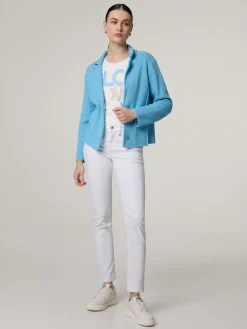 Strickblazer aus Baumwolle