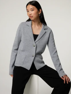 Strickblazer aus Wolle