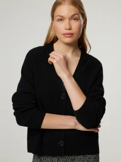 Strickcardigan aus Baumwolle