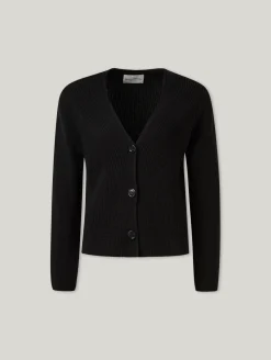 Strickcardigan aus Baumwolle