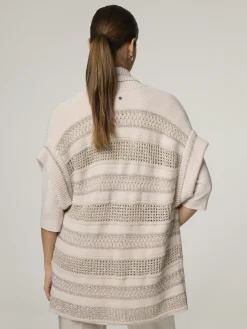 Strickgilet mit Kaschmir