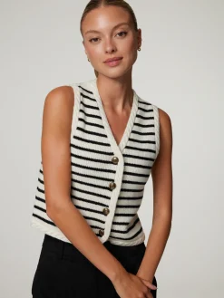 Strickgilet mit Wolle GABINO