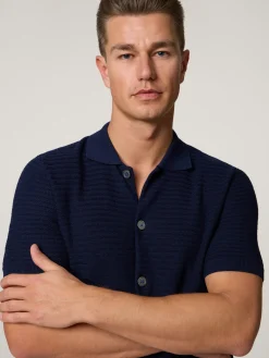 Strickhemd aus Baumwolle