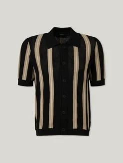 Strickhemd aus Baumwoll-Mix